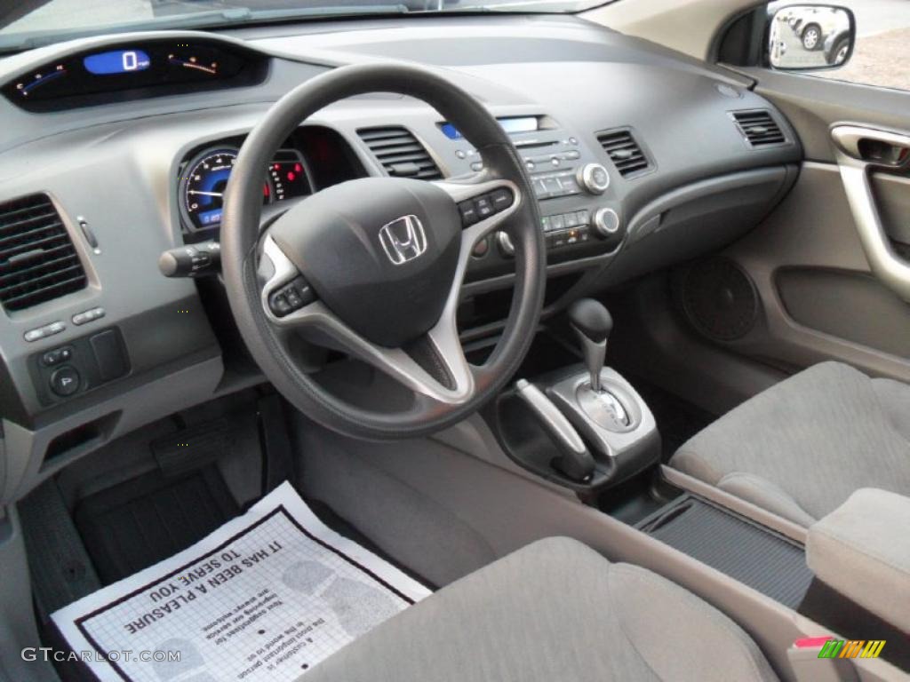 Gray Interior 2010 Honda Civic EX Coupe Photo #41819099