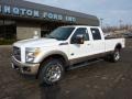 Oxford White - F350 Super Duty King Ranch Crew Cab 4x4 Photo No. 8