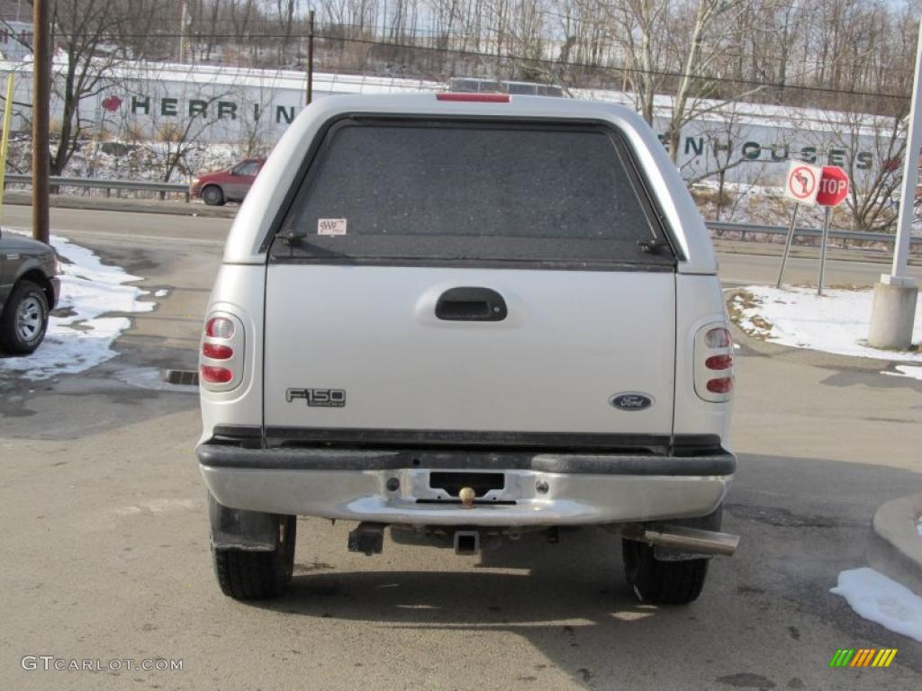 2003 F150 XLT SuperCrew 4x4 - Silver Metallic / Medium Graphite Grey photo #5