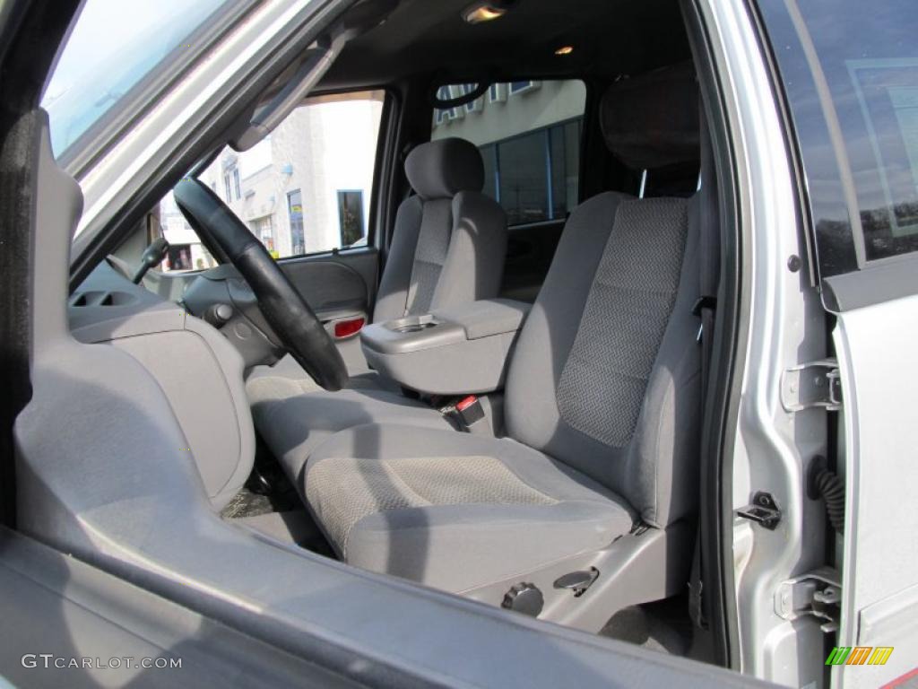 2003 F150 XLT SuperCrew 4x4 - Silver Metallic / Medium Graphite Grey photo #7