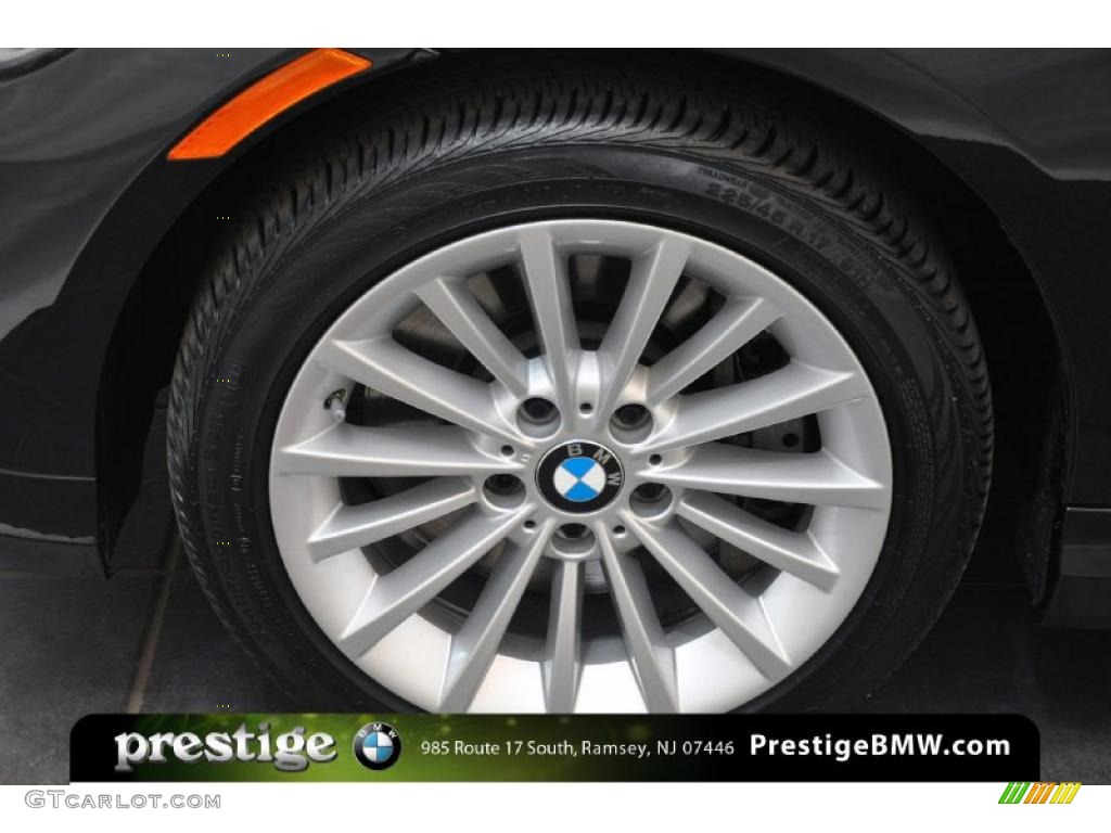 2011 3 Series 335d Sedan - Jet Black / Beige photo #6