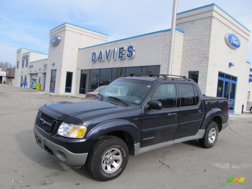 2001 Explorer Sport Trac 4x4 - Deep Wedgewood Blue Metallic / Dark Graphite photo #1
