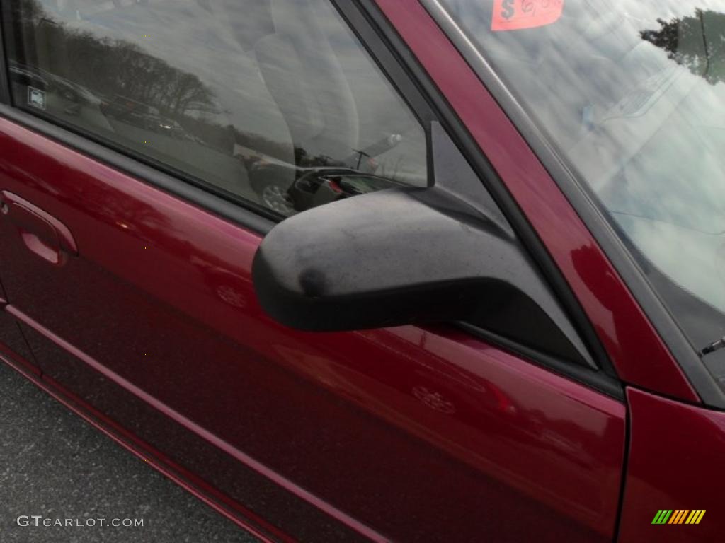 2002 Civic LX Sedan - Radiant Ruby Red Pearl / Beige photo #22