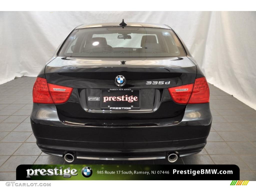 2011 3 Series 335d Sedan - Jet Black / Black photo #3