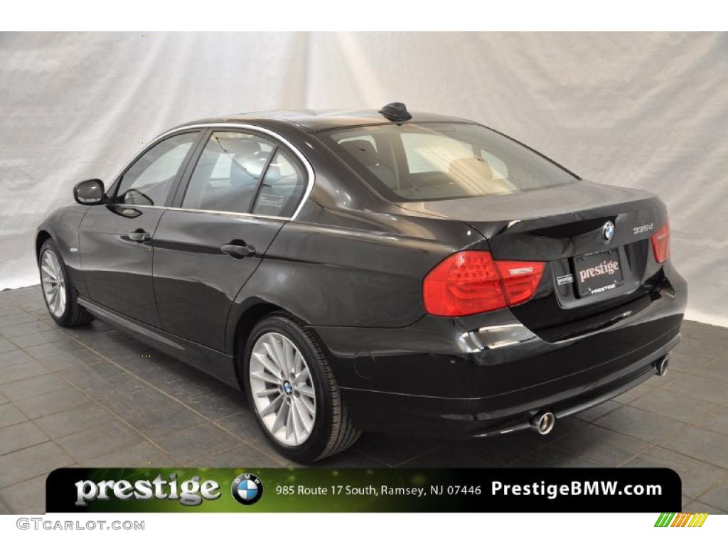 2011 3 Series 335d Sedan - Jet Black / Black photo #4