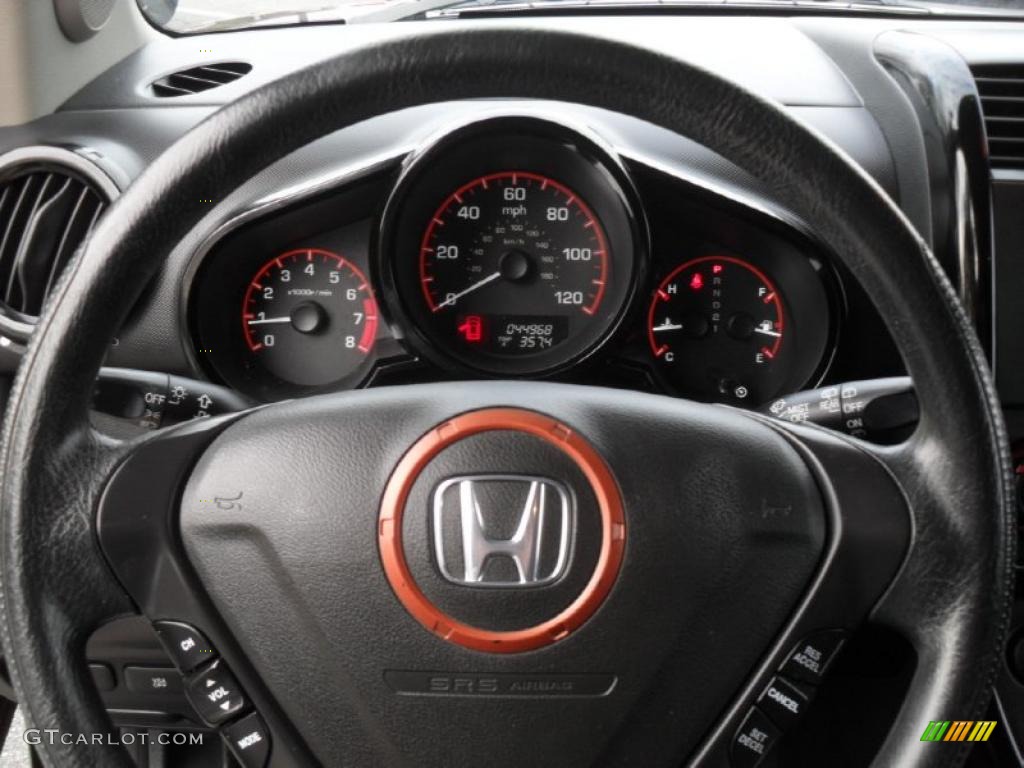 2008 Honda Element SC Black/Copper Steering Wheel Photo #41821347