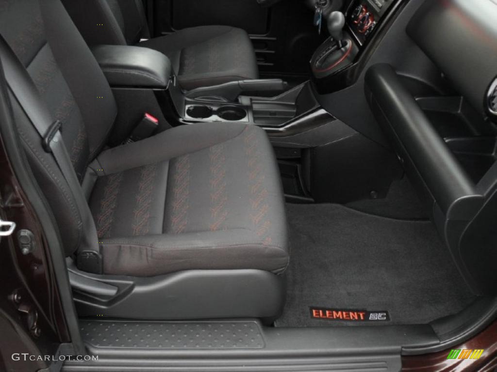 Black/Copper Interior 2008 Honda Element SC Photo #41821455