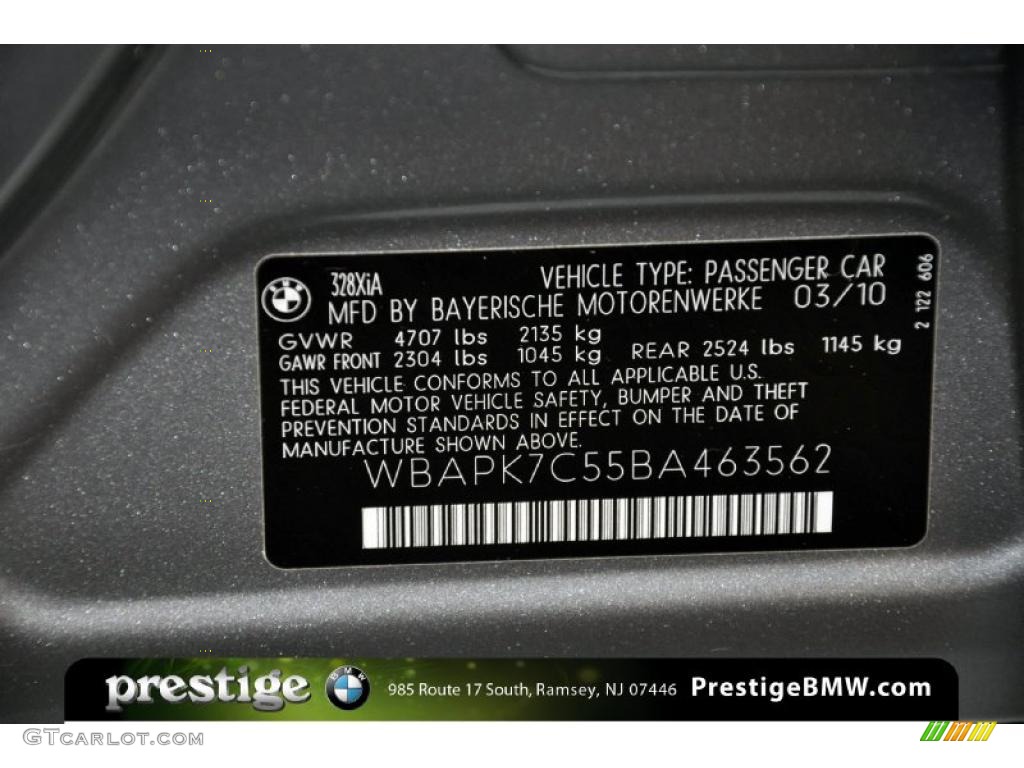 2011 3 Series 328i xDrive Sedan - Space Gray Metallic / Black Dakota Leather photo #13