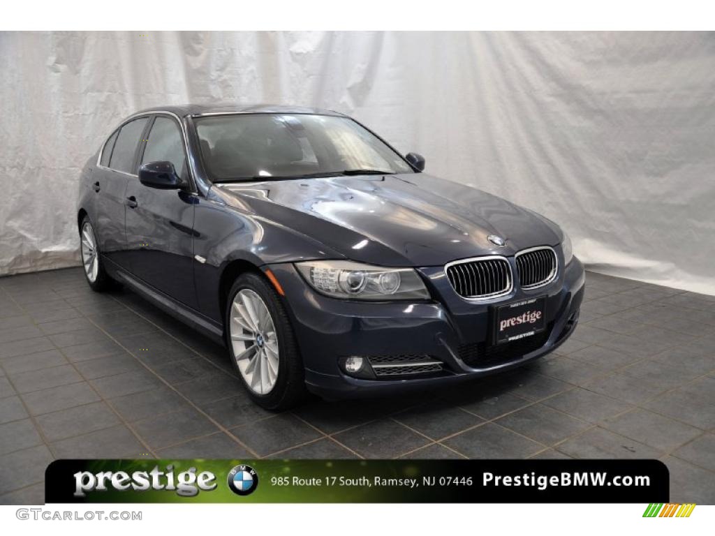 2011 3 Series 335d Sedan - Deep Sea Blue Metallic / Black photo #7