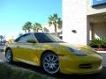 2001 Speed Yellow Porsche 911 Carrera Coupe  photo #4