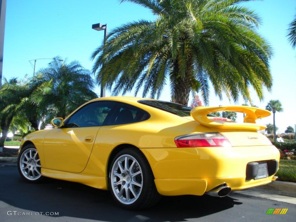 Speed Yellow 2001 Porsche 911 Carrera Coupe Exterior Photo #41823943