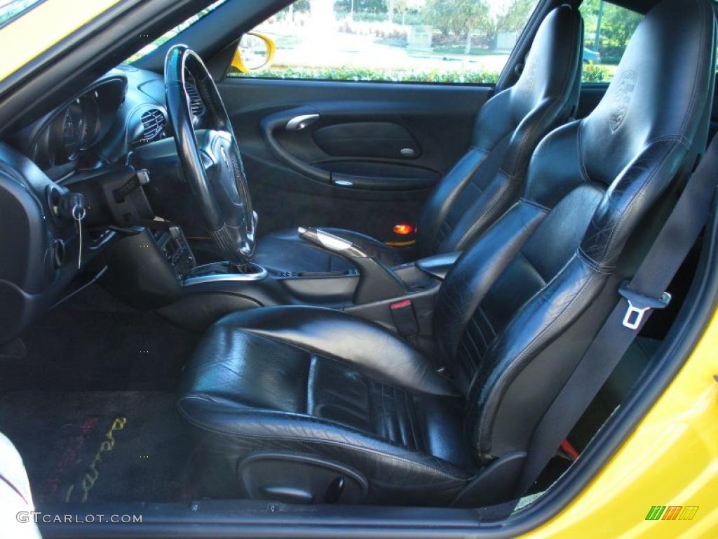 2001 911 Carrera Coupe - Speed Yellow / Black photo #12