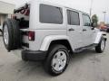 2011 Bright Silver Metallic Jeep Wrangler Unlimited Sahara 4x4  photo #7