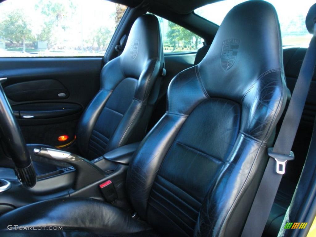 Black Interior 2001 Porsche 911 Carrera Coupe Photo #41824023