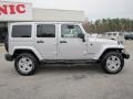 2011 Bright Silver Metallic Jeep Wrangler Unlimited Sahara 4x4  photo #8