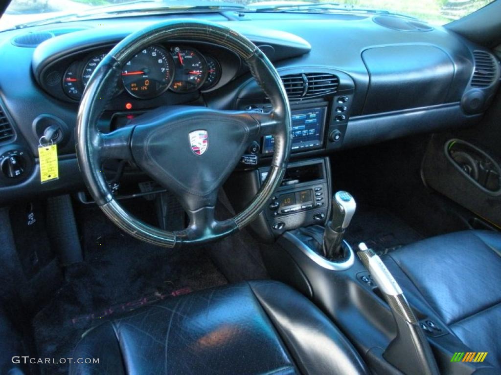 Black Interior 2001 Porsche 911 Carrera Coupe Photo #41824099