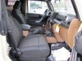 Black/Dark Saddle 2011 Jeep Wrangler Rubicon 4x4 Interior Color