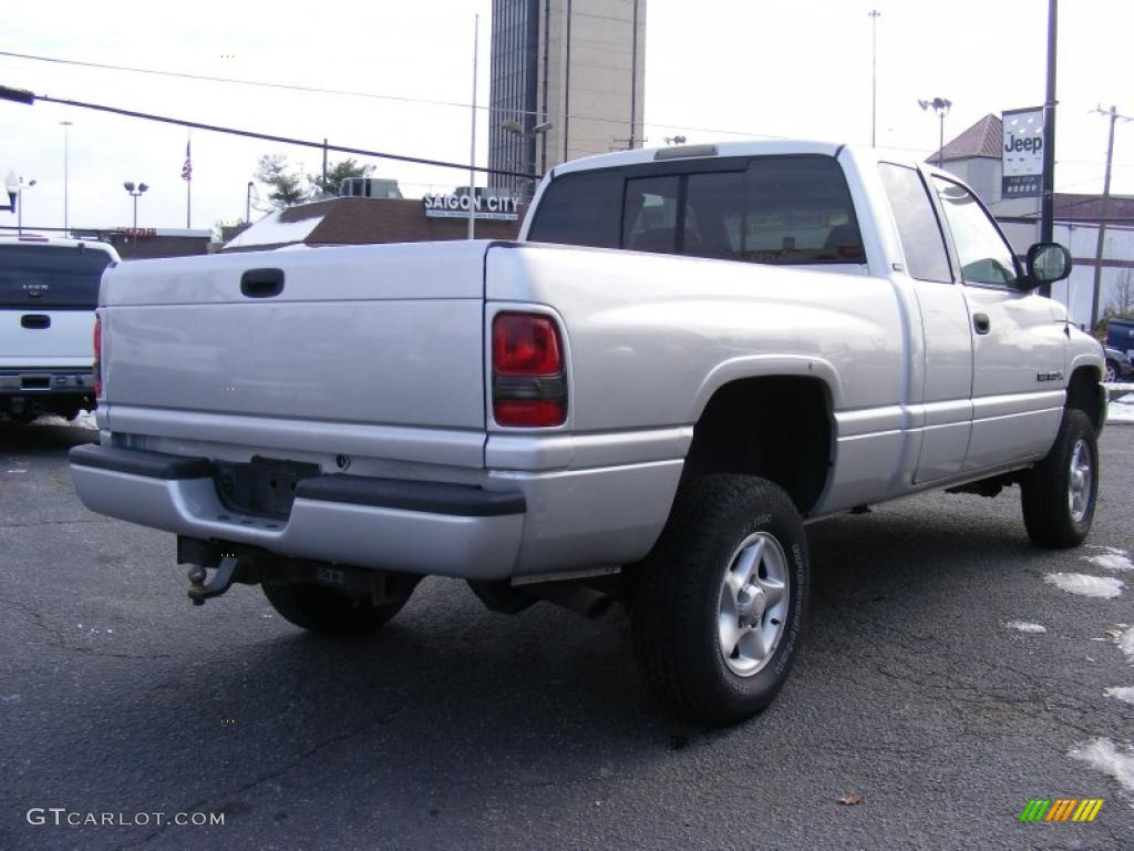 2001 Ram 1500 SLT Club Cab 4x4 - Bright Silver Metallic / Agate photo #5