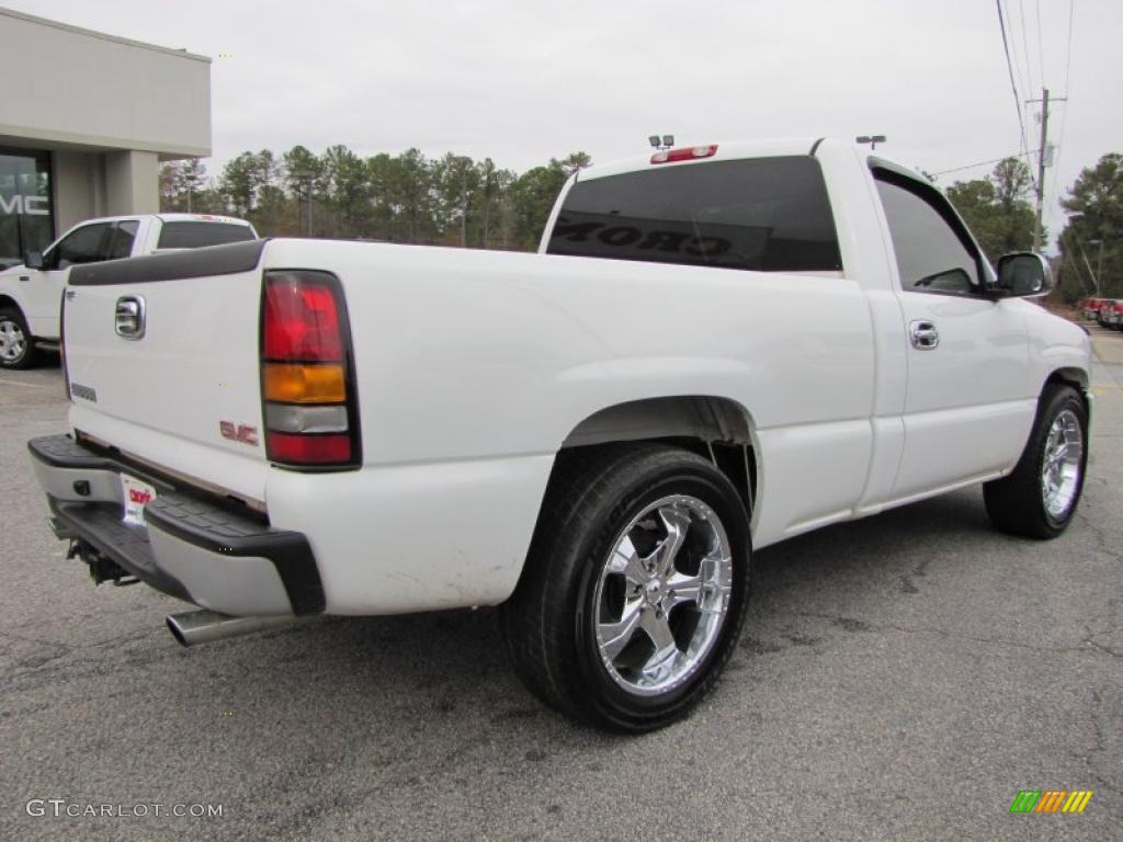 2005 Sierra 1500 Work Truck Regular Cab - Summit White / Dark Pewter photo #7