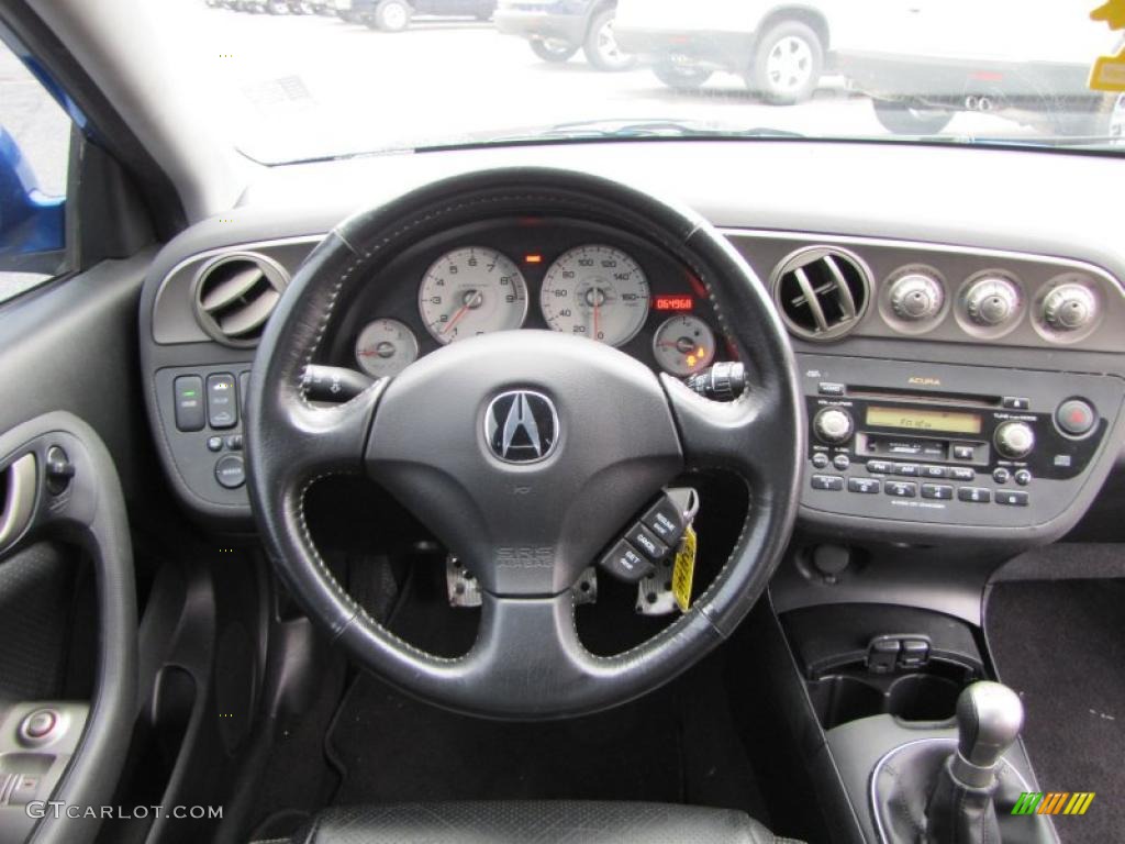 2005 Acura RSX Type S Sports Coupe Ebony Dashboard Photo #41825563