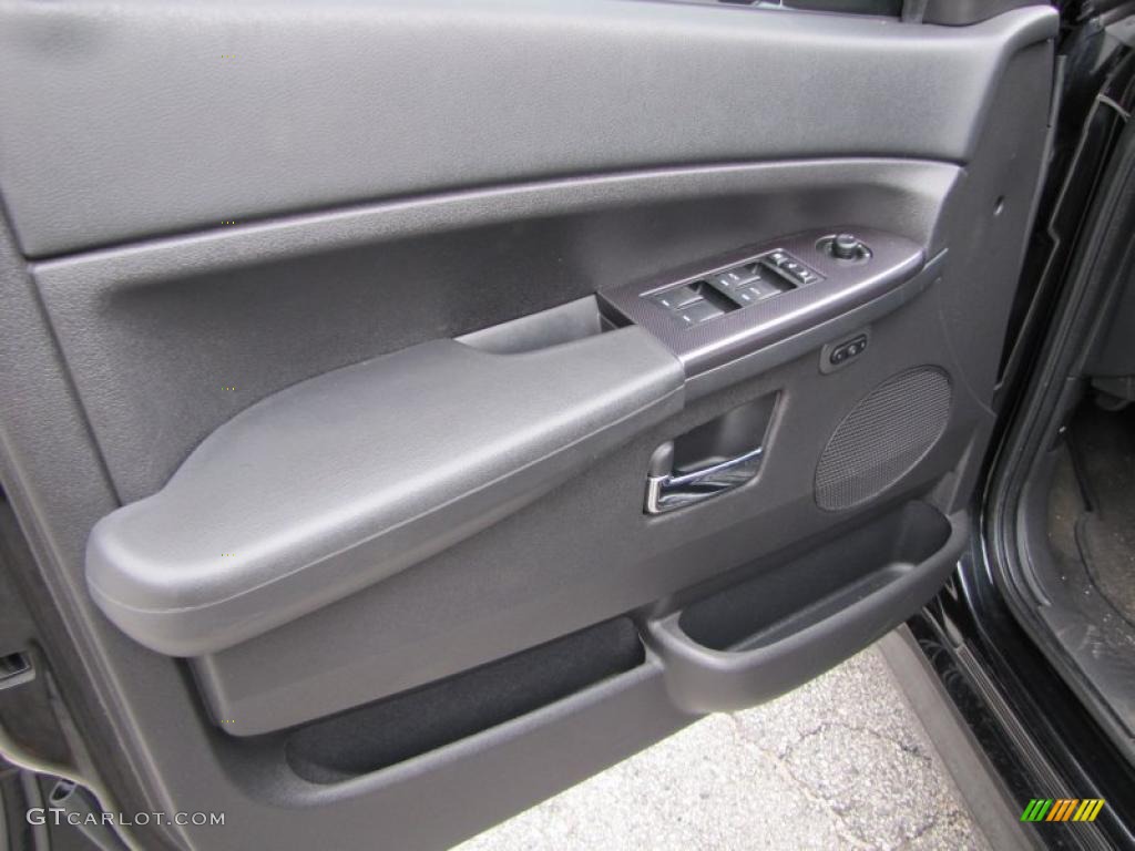 2008 Jeep Grand Cherokee SRT8 4x4 Dark Slate Gray Door Panel Photo #41825817