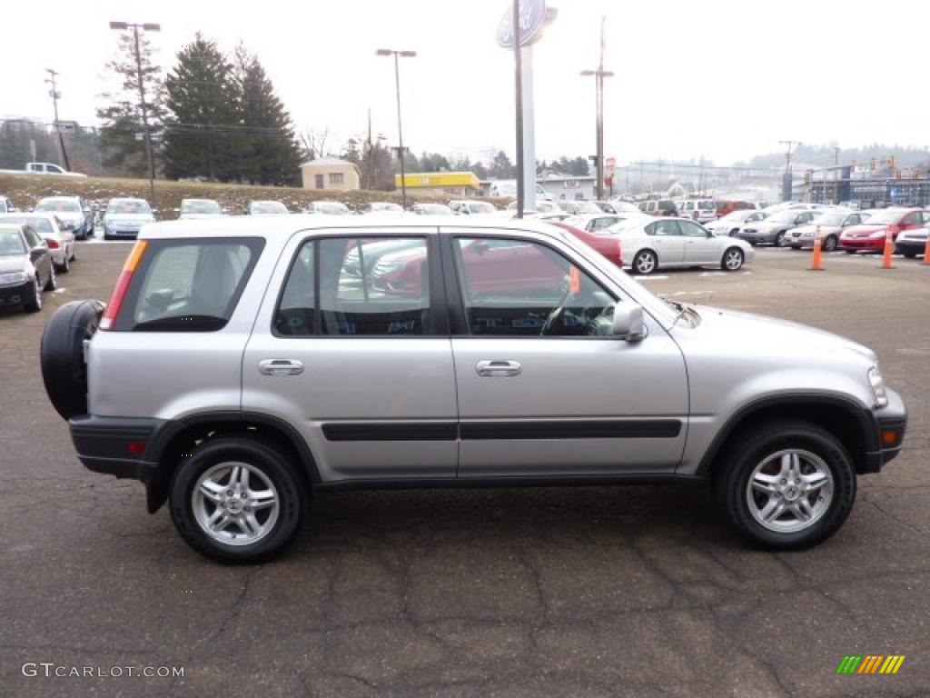 2001 CR-V EX 4WD - Satin Silver Metallic / Dark Gray photo #5