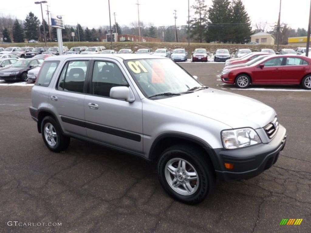 2001 CR-V EX 4WD - Satin Silver Metallic / Dark Gray photo #6