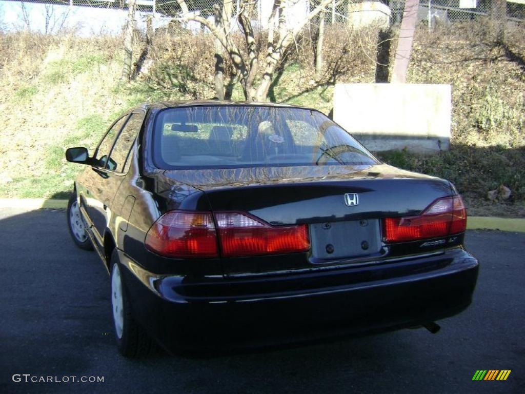 2000 Accord LX Sedan - Nighthawk Black Pearl / Quartz photo #6