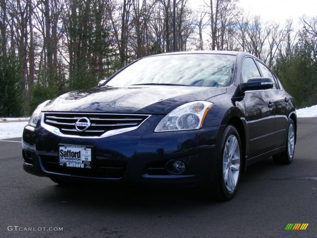 2010 Altima 3.5 SR - Navy Blue / Charcoal photo #1