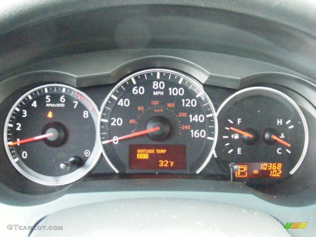 2010 Nissan Altima 3.5 SR Gauges Photo #41827396