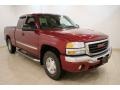 2004 Sport Red Metallic GMC Sierra 1500 SLE Extended Cab 4x4  photo #1