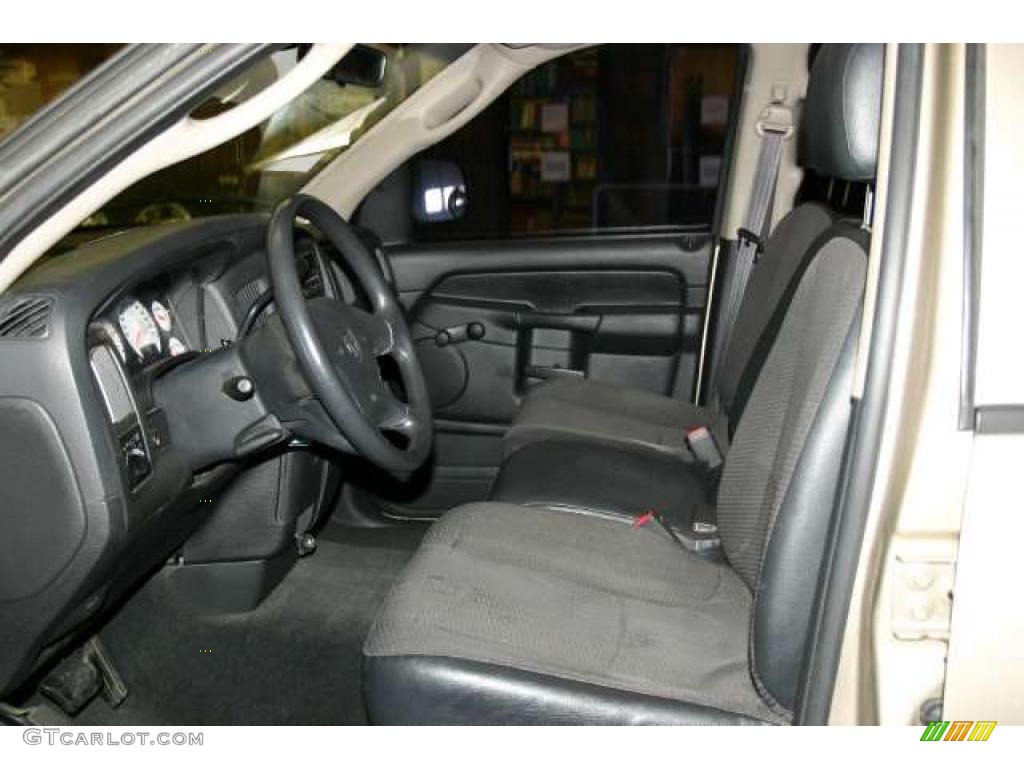 2002 Ram 1500 SLT Quad Cab - Light Almond Pearl / Dark Slate Gray photo #6