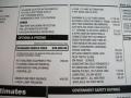  2011 Silverado 2500HD Crew Cab 4x4 Window Sticker