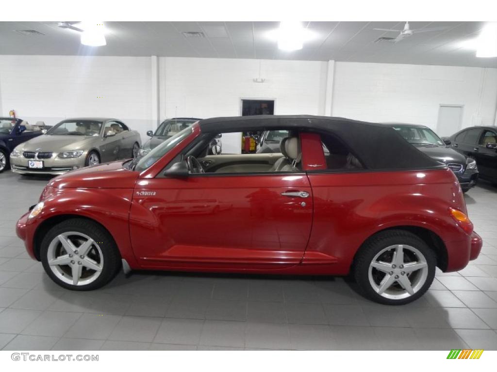 Inferno Red Crystal Pearl 2005 Chrysler PT Cruiser GT Convertible Exterior Photo #41831752