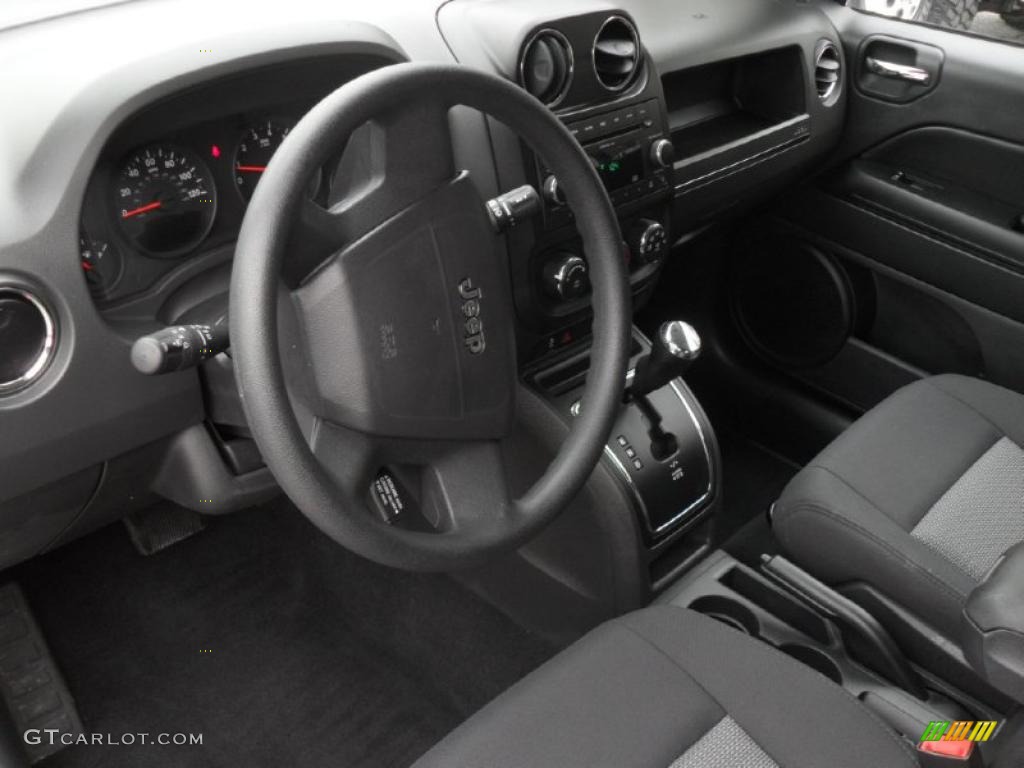 Dark Slate Gray Interior 2010 Jeep Compass Sport 4x4 Photo #41832928