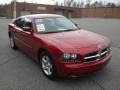 2010 Inferno Red Crystal Pearl Dodge Charger SE  photo #5