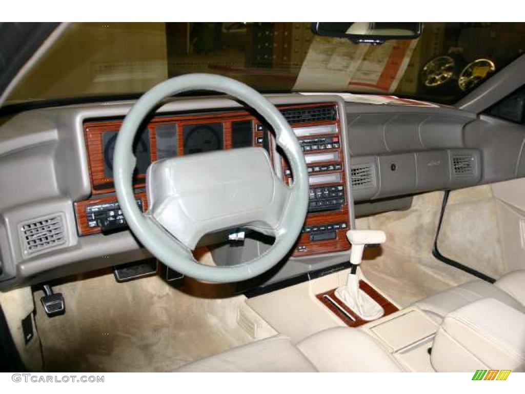 Natural Beige Interior 1993 Cadillac Allante Convertible