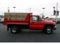 Victory Red - Sierra 3500 SLE Regular Cab 4x4 Dually Dump Truck Photo No. 2