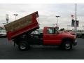 2004 Victory Red GMC Sierra 3500 SLE Regular Cab 4x4 Dually Dump Truck  photo #8