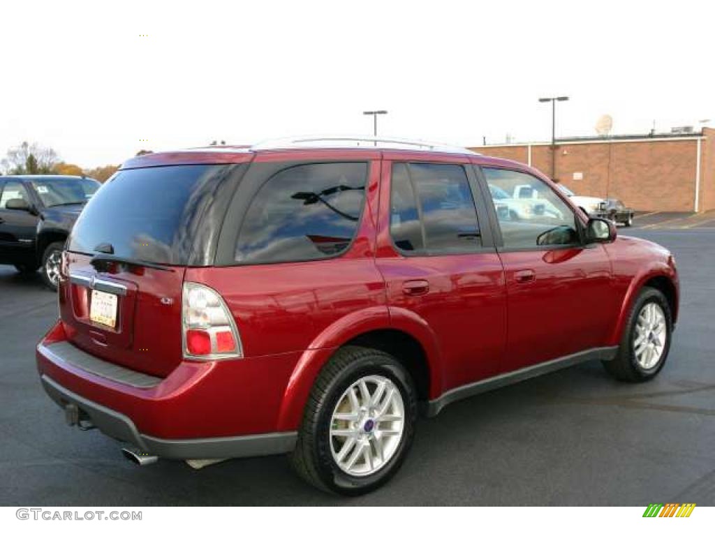 2008 9-7X 4.2i - Lingonberry Red Metallic / Carbon Black photo #3