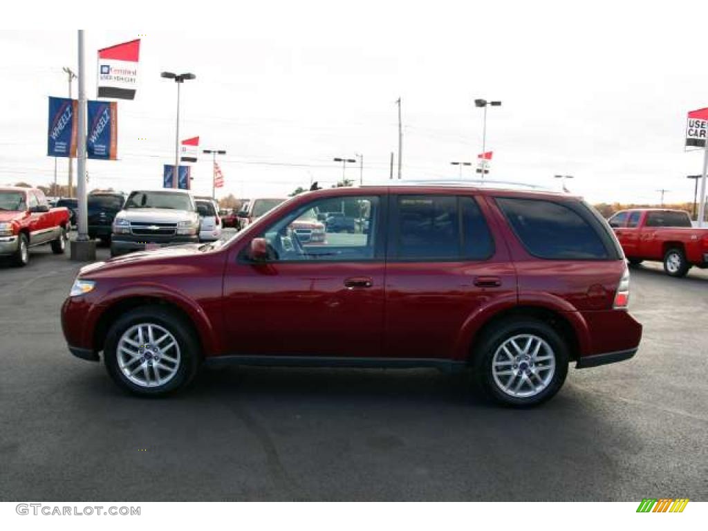 2008 9-7X 4.2i - Lingonberry Red Metallic / Carbon Black photo #5