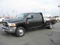 Brilliant Black Crystal Pearl 2011 Dodge Ram 3500 HD SLT Crew Cab 4x4 Chassis