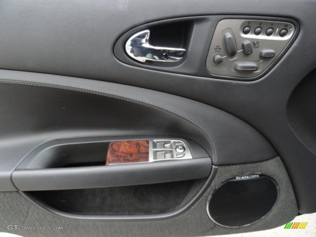 2009 Jaguar XK XK8 Convertible Charcoal Door Panel Photo #41836728