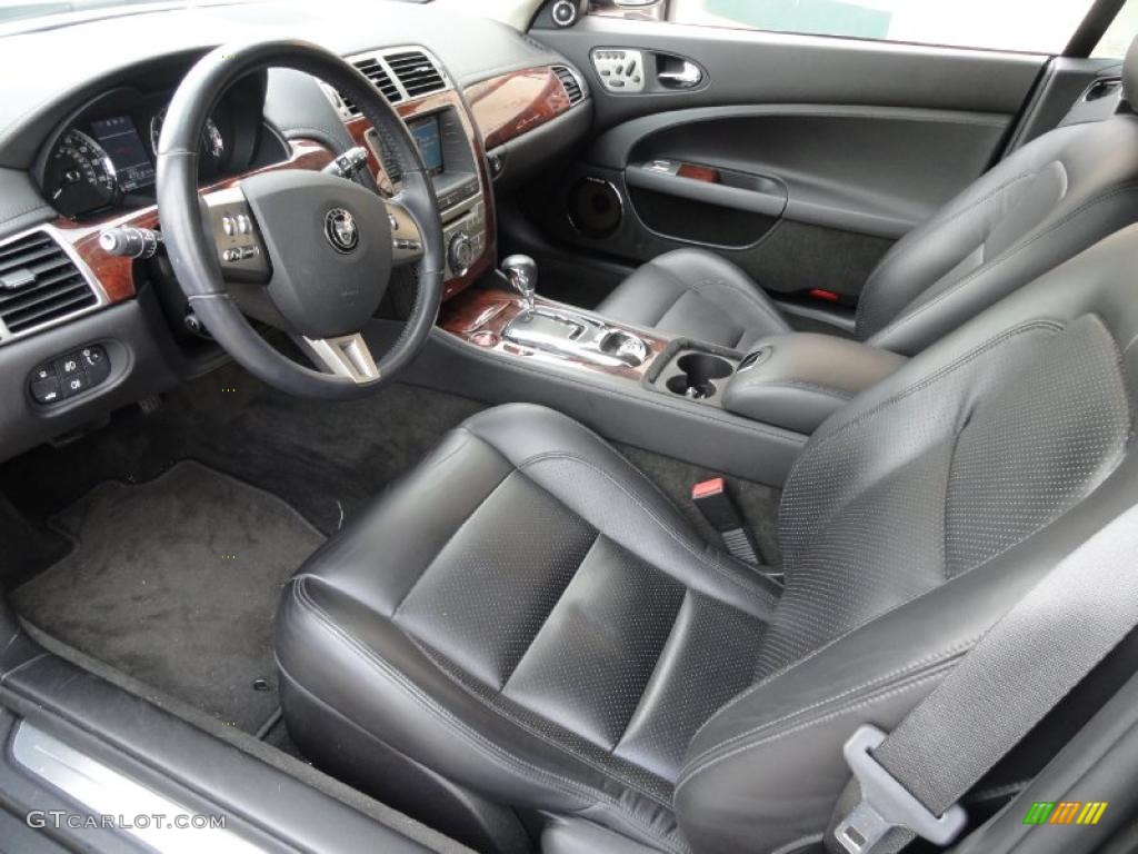 Charcoal Interior 2009 Jaguar XK XK8 Convertible Photo #41836772