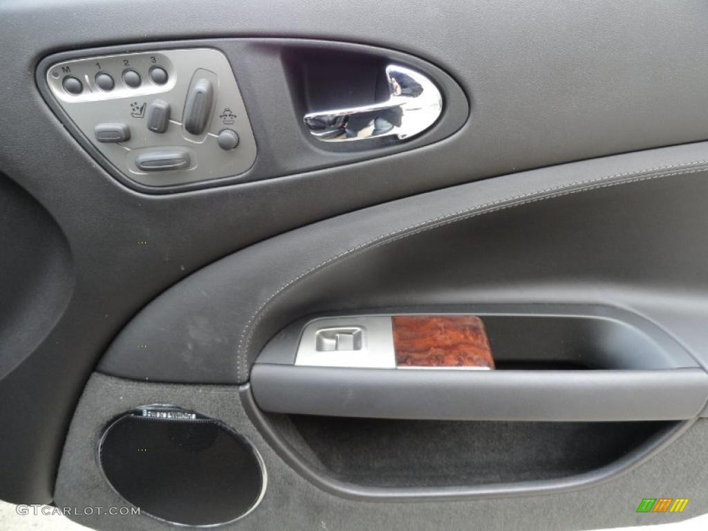 2009 Jaguar XK XK8 Convertible Charcoal Door Panel Photo #41836832
