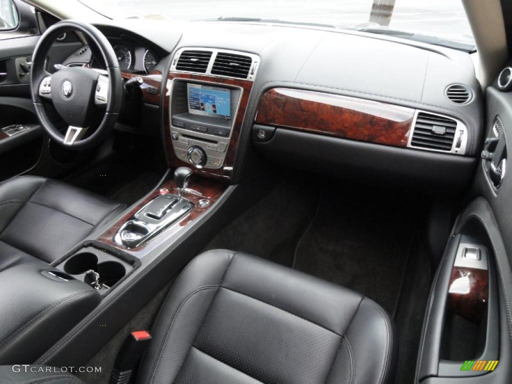 2009 Jaguar XK XK8 Convertible Charcoal Dashboard Photo #41836884