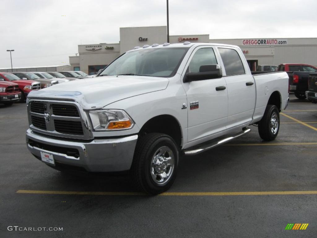 2011 Ram 2500 HD ST Crew Cab 4x4 - Bright White / Dark Slate/Medium Graystone photo #1