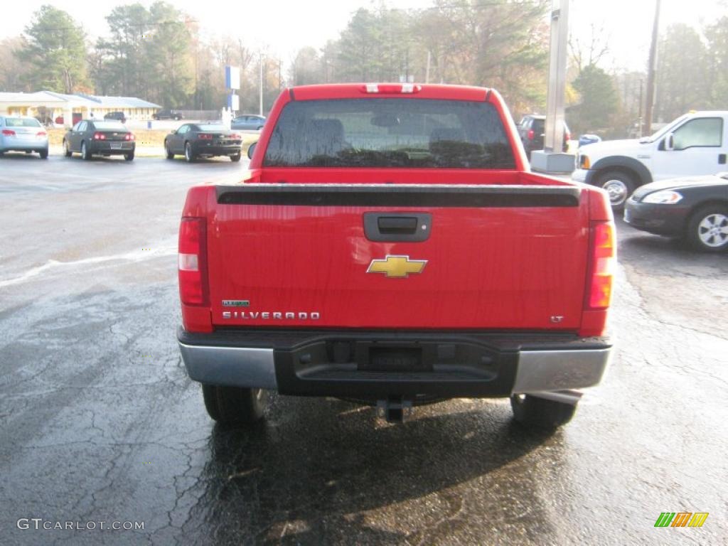 2011 Silverado 1500 LT Crew Cab - Victory Red / Light Titanium/Ebony photo #4