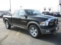 2011 Brilliant Black Crystal Pearl Dodge Ram 1500 SLT Quad Cab  photo #3