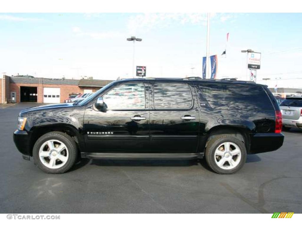 Black 2007 Chevrolet Suburban 1500 LTZ 4x4 Exterior Photo #41838204